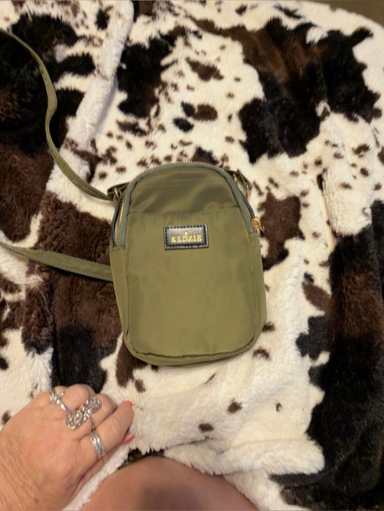 kenzie Handbags - kenzie Olive Green Mini Crossbody Bag